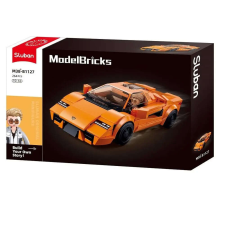 Sluban Carclub - Narancssárga sportautó barkácsolás, építés
