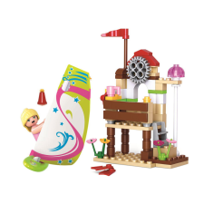 Sluban építőkészlet Girls Dream Holidays M38-B0601 Surfer 79 db (LEGO kompatibilis) barkácsolás, építés
