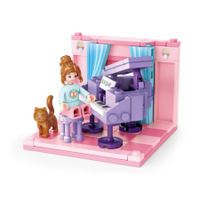 Sluban építőkészlet Handcraft M38-B0757C dolgozószoba 111 db (LEGO kompatibilis) barkácsolás, építés