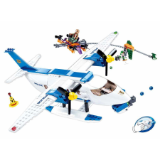 Sluban építőkészlet Police M38-B0826 Hidroplán és tolvajok 380 db (LEGO kompatibilis) barkácsolás, építés