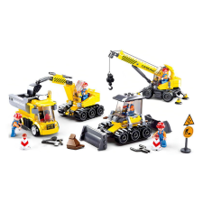 Sluban építőkészlet Town Builders M38-B0810 Építkezés 465 db (LEGO kompatibilis) barkácsolás, építés