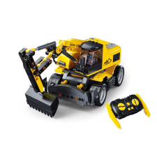 Sluban építőkészlet Town E7 kerekes kotrógép M38-B1155 353 db (LEGO kompatibilis) barkácsolás, építés
