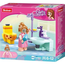 Sluban Girl&#039;s Dream - Fürdőszoba építőjáték készlet barkácsolás, építés