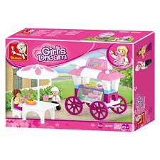 Sluban Girl&- 039;s Dream - Büfékocsi építőjáték készlet barkácsolás, építés