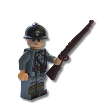 Sluban Katonai építőjáték figura - világháborús francia katona barkácsolás, építés