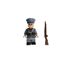 Sluban Katonai építőjáték figura - világháborús milícia katonafigura barkácsolás, építés