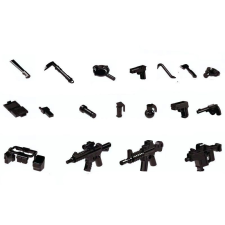 Sluban katonai építőjáték kiegészítő szett - 18 db-os csomag barkácsolás, építés