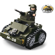Sluban kompatibilis építőkészlet Army 8into1 M38-B0587C Páncélozott jármű 151 db barkácsolás, építés
