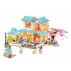 Sluban kompatibilis építőkészlet Girls Dream Happy Diary M38-B1017 Ház Sakurával 1029 db