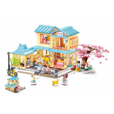 Sluban kompatibilis építőkészlet Girls Dream Happy Diary M38-B1017 Ház Sakurával 1029 db barkácsolás, építés