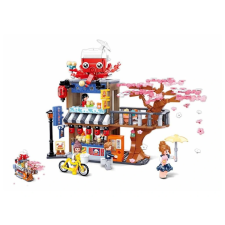 Sluban kompatibilis építőkészlet Girls Dream M38-B1019 Tako Yaki japán bisztró 548 db barkácsolás, építés