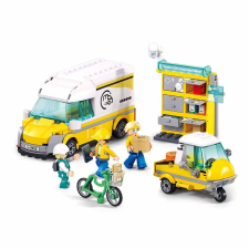 Sluban kompatibilis építőkészlet Metropolis M38-B1290 Kiszállítási Szolgálat 255 db barkácsolás, építés