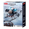 Sluban kompatibilis építőkészlet Space War M38-B0926F járőrhelikopter 107 db