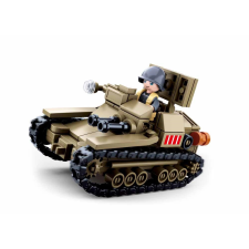 Sluban második világháborús mini tank építőkocka készlet barkácsolás, építés