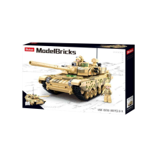Sluban Model Bricks Army - 99-es típusú 2in1 nehéz harckocsi építőjáték készlet barkácsolás, építés