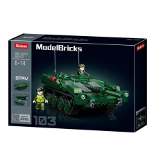 Sluban Model Bricks Army - STRV 103 harckocsi építőjáték készlet barkácsolás, építés