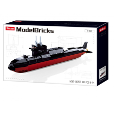 Sluban Model Bricks Army - Tengeralattjáró építőjáték készlet barkácsolás, építés