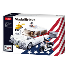  Sluban Model Bricks - Cadillac Miller-Meteor autó építőjáték készlet barkácsolás, építés