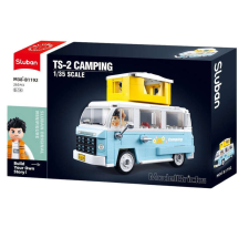 Sluban Model Bricks - TS-2 Camping kisbusz építőjáték készlet barkácsolás, építés