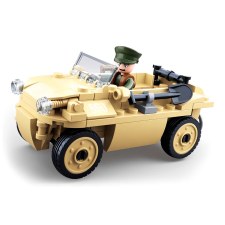Sluban WWII német Schwimmwagen jármű barkácsolás, építés