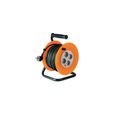 SMA Tools Kábeldob 50 m - IP20 gumi kábel 3 x 1.5 mm2 - 3000W (HJR 4-50) villanyszerelés