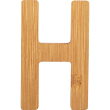 Small foot bambusz betű H kreatív és készségfejlesztő