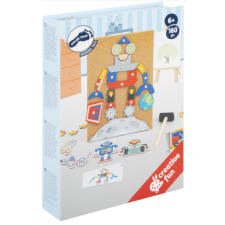 Small foot Kalapálós játék - Robotok - fejlesztő játék kreatív és készségfejlesztő