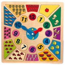 Small foot Oktató formaillesztő puzzle - Óra tanulás puzzle, kirakós