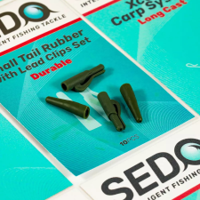  Small Tail rubber with Lead Clips Set horgászkiegészítő