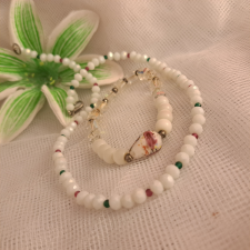  Smaragd, Rubin és  kristály szett ékszer szett