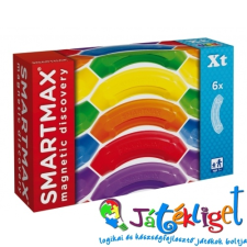 Smartmax 6 hajlított rúd készlet – Mágneses építőjáték óvodásoknak barkácsolás, építés