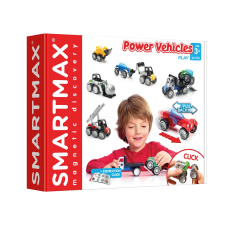 SmartMax - Járművek Mix - 25 Darab mágneses építőjáték
