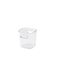 SMARTSTORE Műanyag tárolódoboz, 0,6 liter, SMARTSTORE "Compact Clear Mini", átlátszó bútor