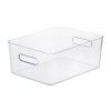SMARTSTORE Műanyag tárolódoboz, 15,4 liter, SMARTSTORE Compact Clear L, átlátszó (CSDSMART14)