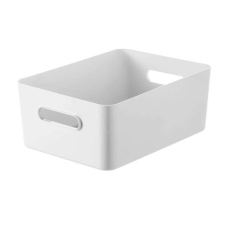 SMARTSTORE Műanyag tárolódoboz, 15,4 liter, SMARTSTORE &quot;Compact L&quot;, fehér bútor