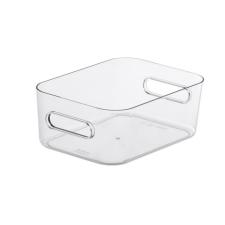 SMARTSTORE Műanyag tárolódoboz, 1,5 liter, SMARTSTORE "Compact Clear S", átlátszó bútor