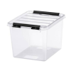 SMARTSTORE Műanyag tárolódoboz, 3 liter, fekete fogantyúkkal, SMARTSTORE Classic 3, átlátszó (CSDSMART27)