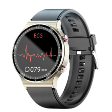  Smartwatch G08, EKG-figyelés, SpO2, Vérnyomás, Hőmérséklet, Pulzus, Fitness, Figyelmeztetések, HD képernyő okosóra