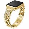 Smartwatcherz Apple Watch Crystal Steel Rozsdamentes Acél Szíj - Arany, 44/45/46/49mm