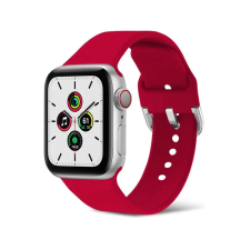 Smartwatcherz Apple Watch Csatos Szilikon Szíj - Rózsapiros, 40/41/42mm, S/M okosóra kellék