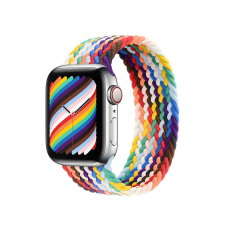 Smartwatcherz Apple Watch Fonott Körpánt - Szivárvány, 44/45/46/49mm, L okosóra kellék