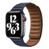 Smartwatcherz Apple Watch Mágneses Bőr Szíj - Baltic blue, 40/41/42mm
