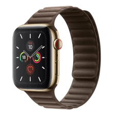 Smartwatcherz Apple Watch Mágneses Szövet Pánt - Barna, 44/45/46/49mm okosóra kellék