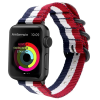 Smartwatcherz Apple Watch NATO Szíj - Piros-Fehér-Kék, 44/45/46/49mm
