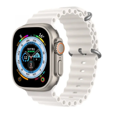 Smartwatcherz Apple Watch Óceán Szíj - Fehér, 44/45/46/49mm okosóra kellék