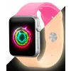 Smartwatcherz Apple Watch Sötétben Világító Szíj - Rózsaszín, 44/45/46/49mm, S/M