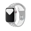 Smartwatcherz Apple Watch Szilikon Sport Szíj - Ezüst-fehér, 40/41/42mm, S/M