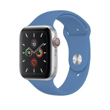 Smartwatcherz Apple Watch Szilikon Szíj - Farmer kék, 40/41/42mm, M/L okosóra kellék