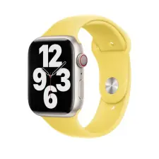 Smartwatcherz Apple Watch Szilikon Szíj - Halvány citromsárga, 40/41/42mm, S/M okosóra kellék
