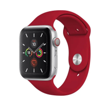 Smartwatcherz Apple Watch Szilikon Szíj - Rózsapiros, 40/41/42mm, S/M okosóra kellék
